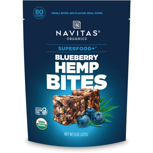 Superfood+ Blueberry Hemp Bites