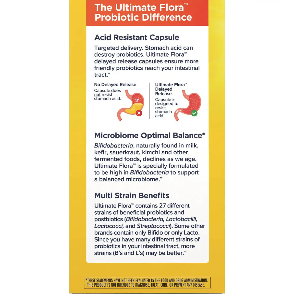 Bloat & Gas Care Ultimate Flora Probiotic