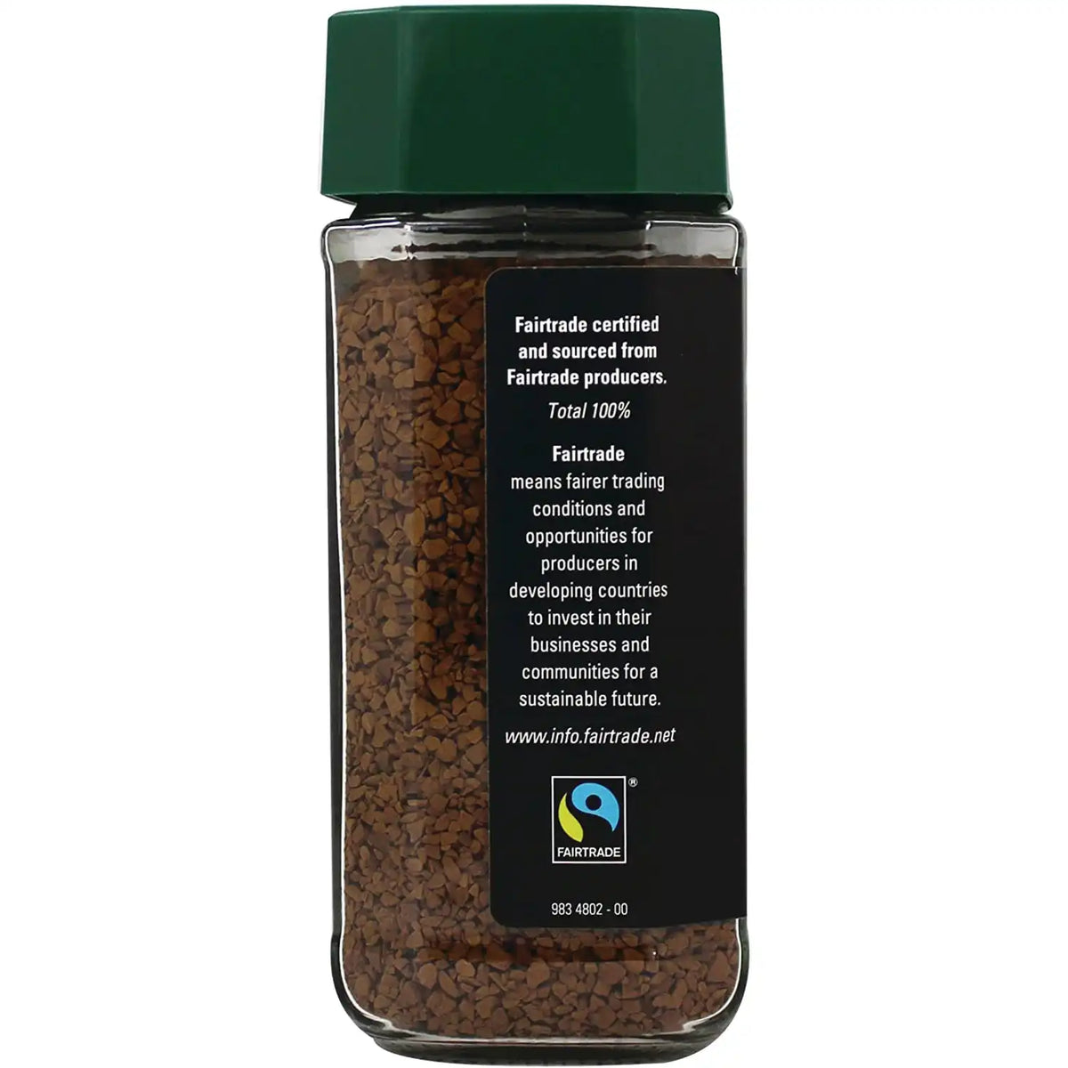 Organic Fairtrade Coffee - Instant Decaffeinated Freeze-Dried