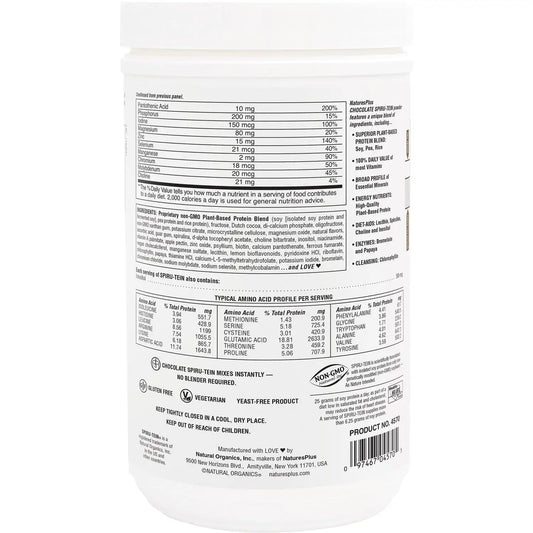 Spiru-Tein Protein Powder Meal - Chocolate