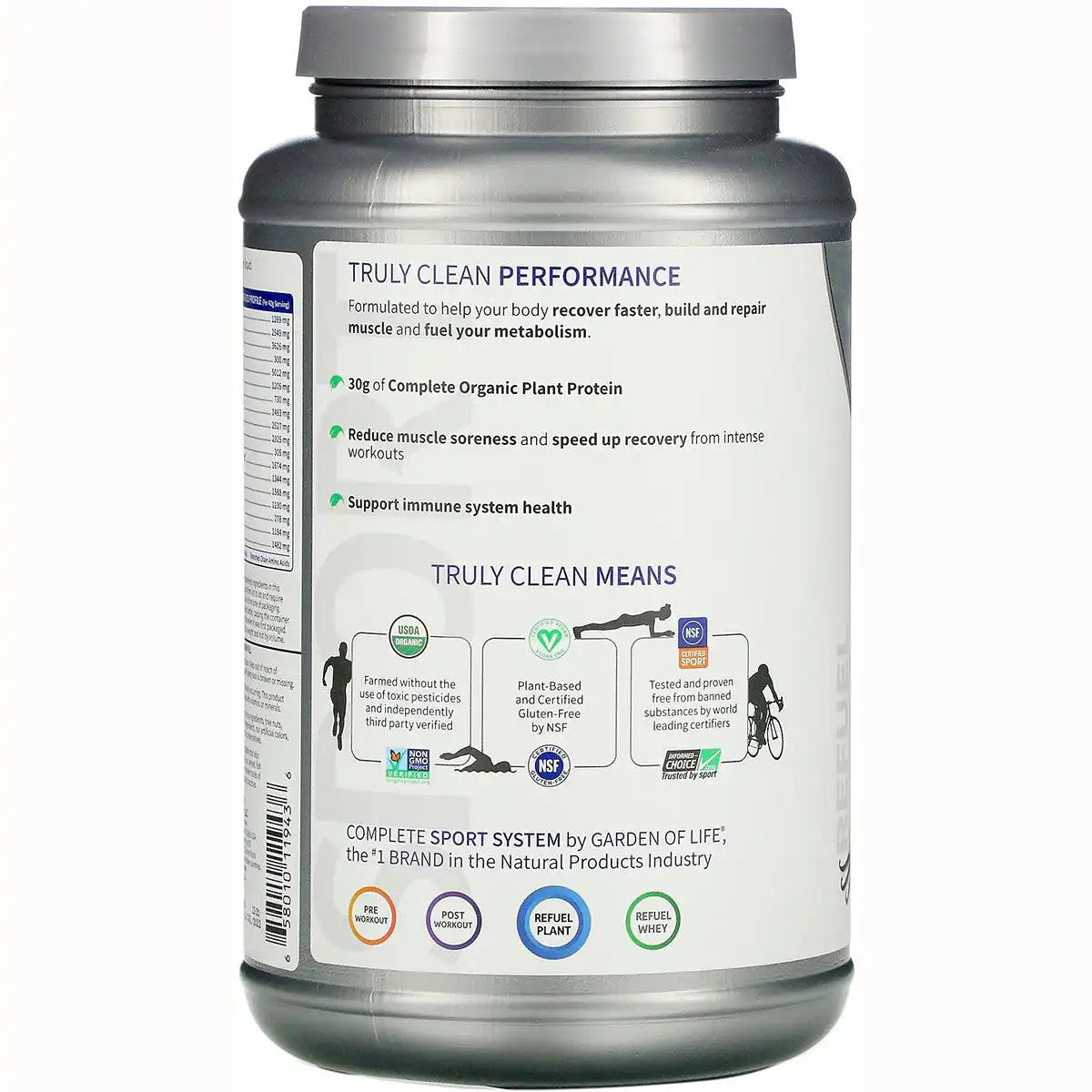 SPORT Organic Plant-Based Protein - Vanilla