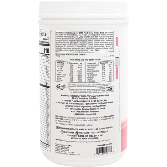 Spiru-Tein Protein Powder Meal - Strawberry
