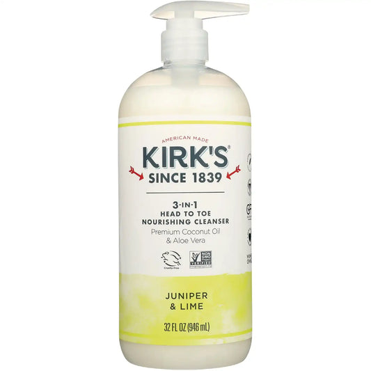 3-in-1 Head to Toe Nourishing Cleanser - Juniper & Lime