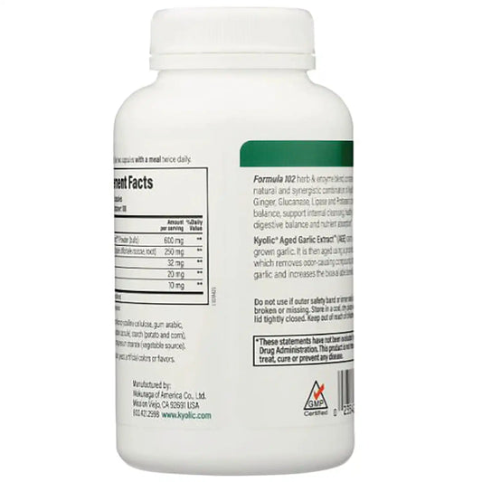 #102 Aged Garlic Extract Cleanse & Digestion
