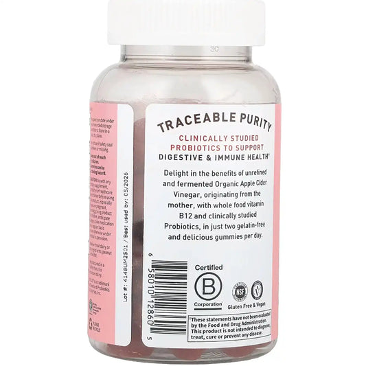Organic Apple Cider Vinegar Probiotic