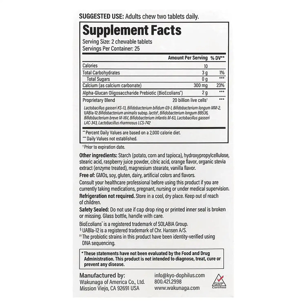Kyo-Dophilus Pro+ Synbiotic - Berry Smoothie