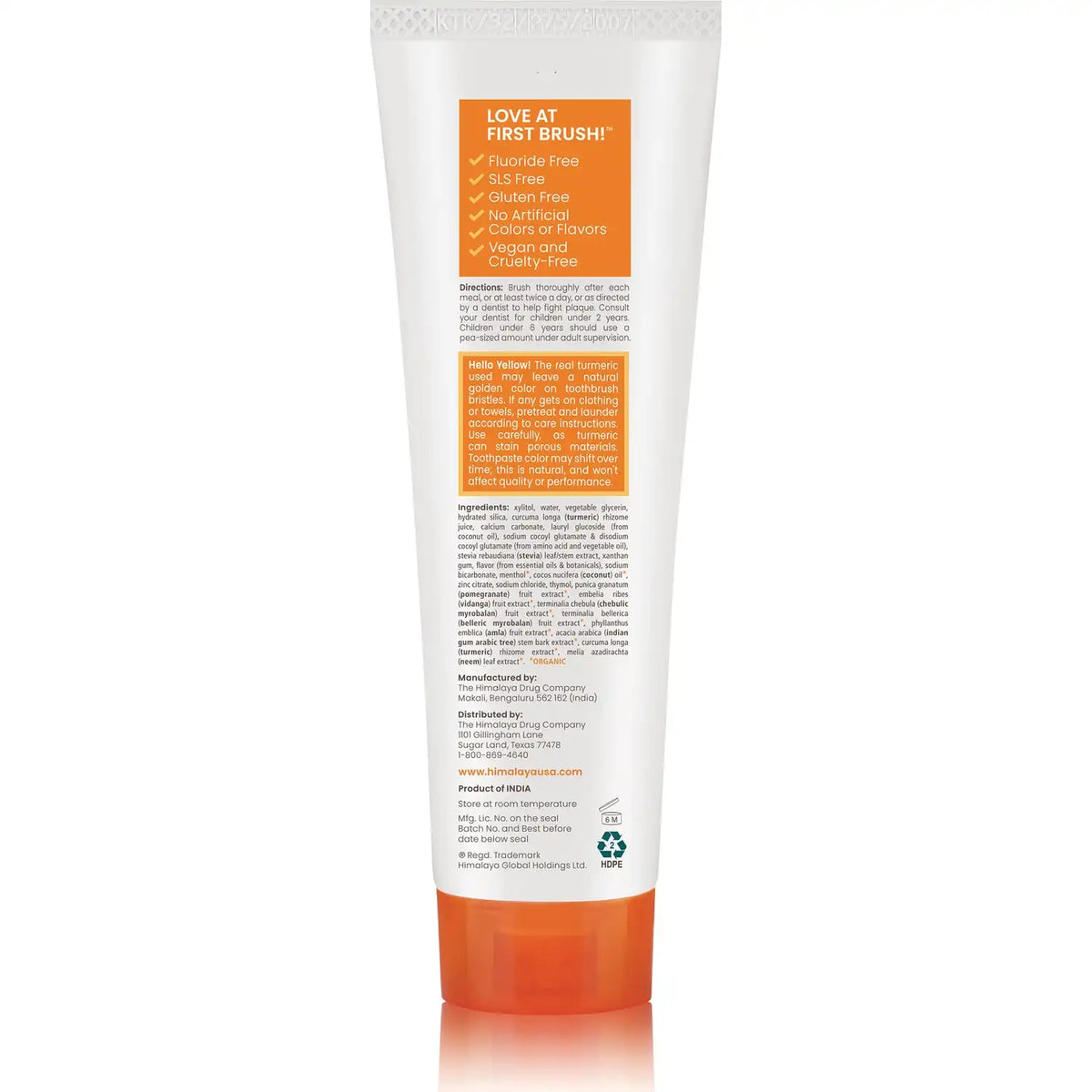 Botanique Whitening Toothpaste Turmeric & Coconut Oil - Mint
