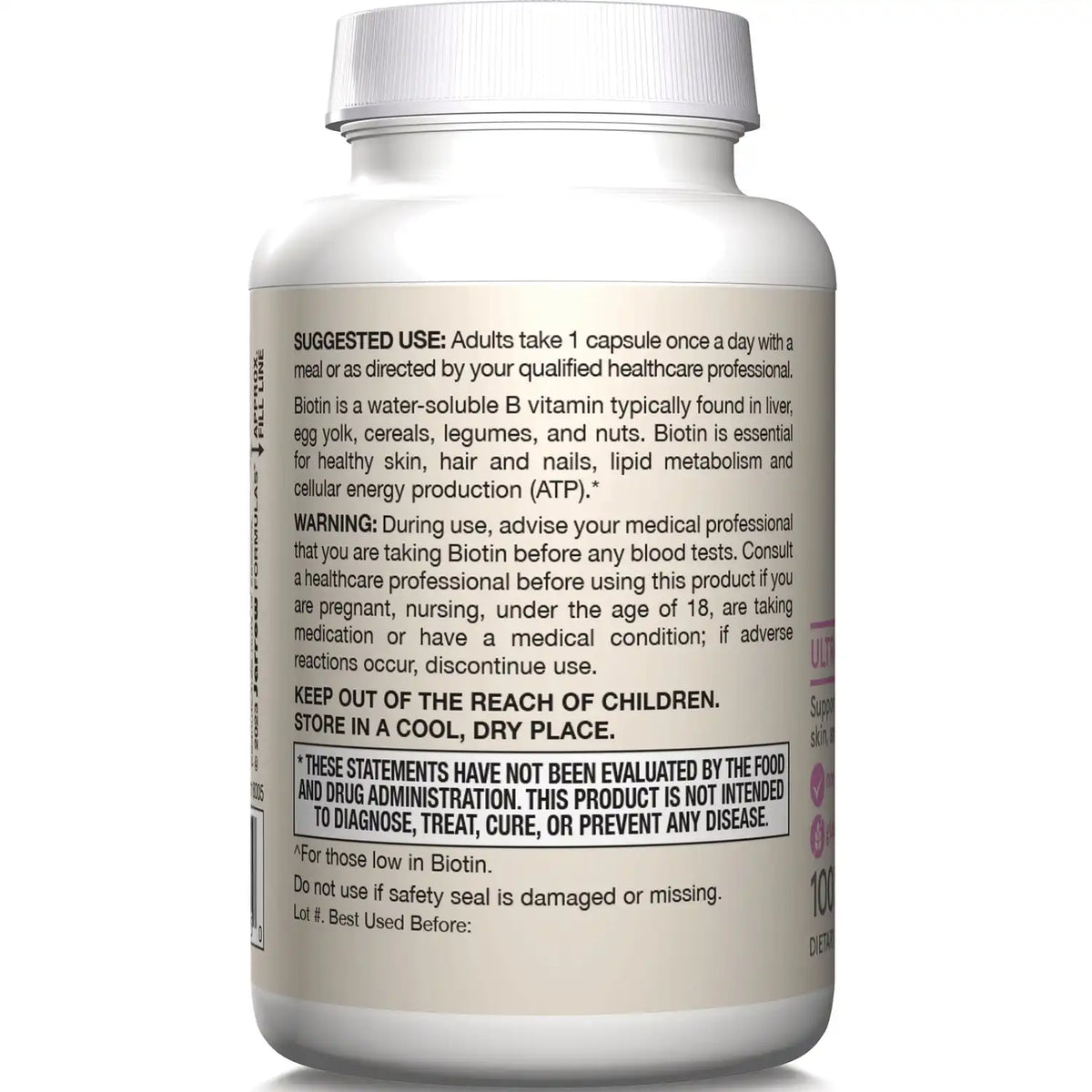 Vegan Biotin Ultra Strength