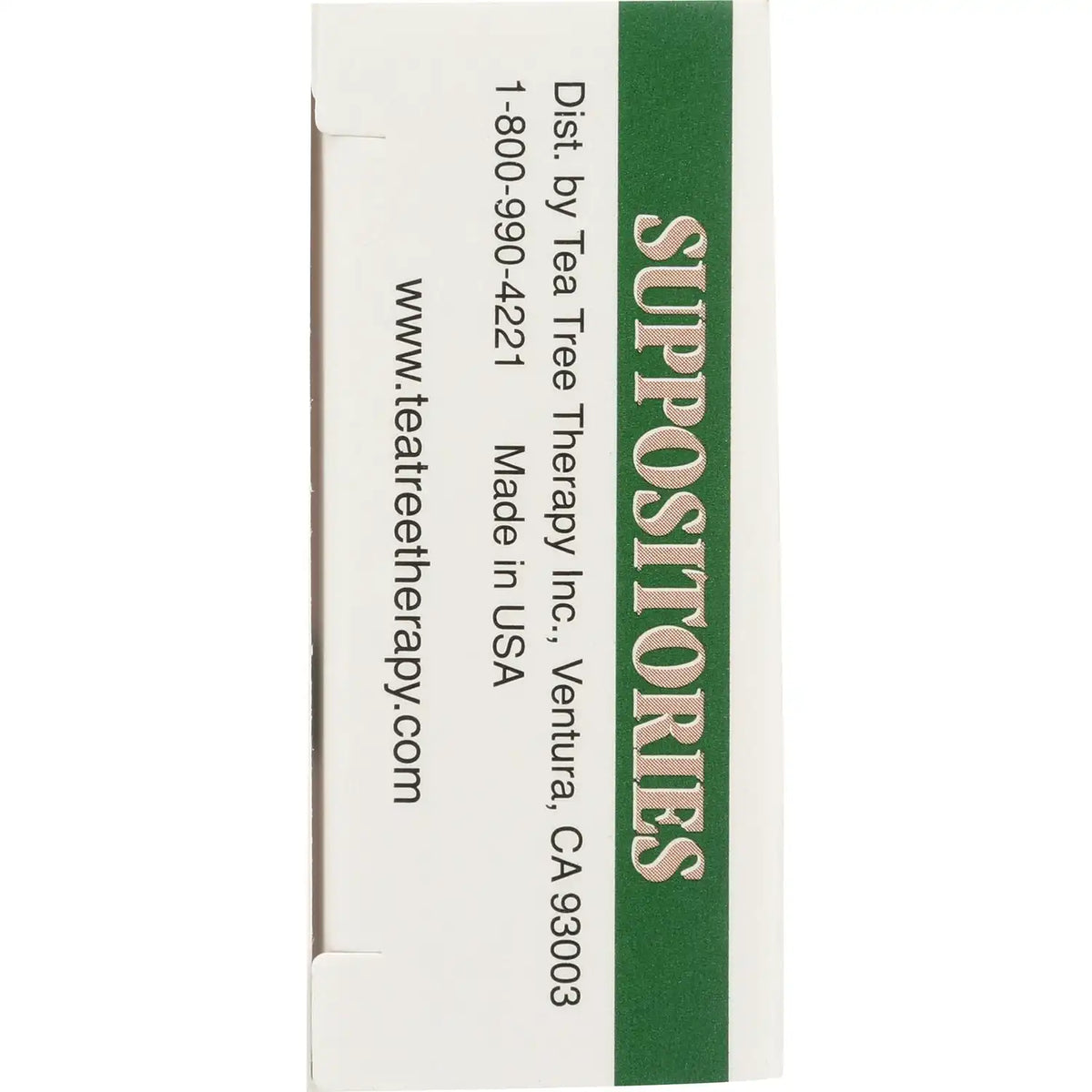 Vaginal Suppositories with Tea Tree Oil