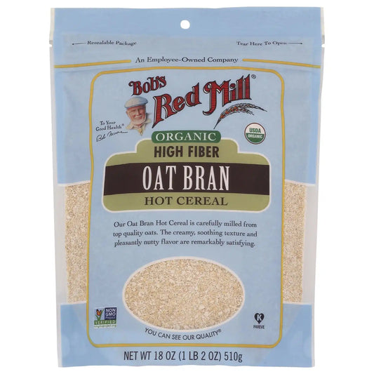 Organic High Fiber Oat Bran Hot Cereal