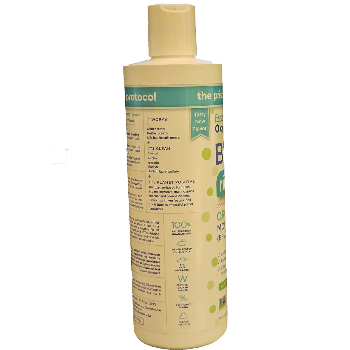 BR Rinse Organic Brushing Rinse - Peppermint