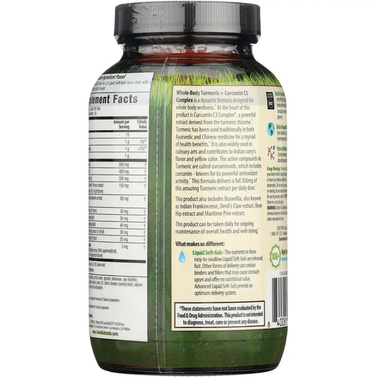 Whole-Body Turmeric+ Curcumin C3 Complex