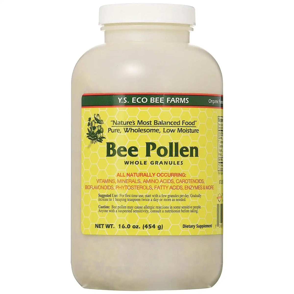 Low Moisture Bee Pollen Whole Granules