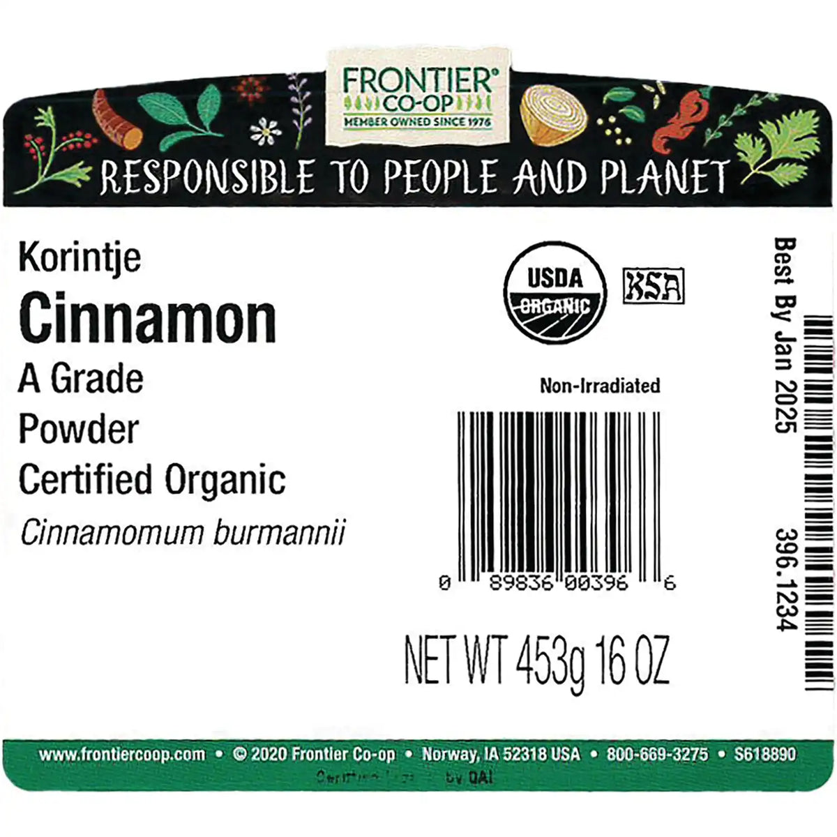 Organic Korintje Cinnamon A Grade Powder