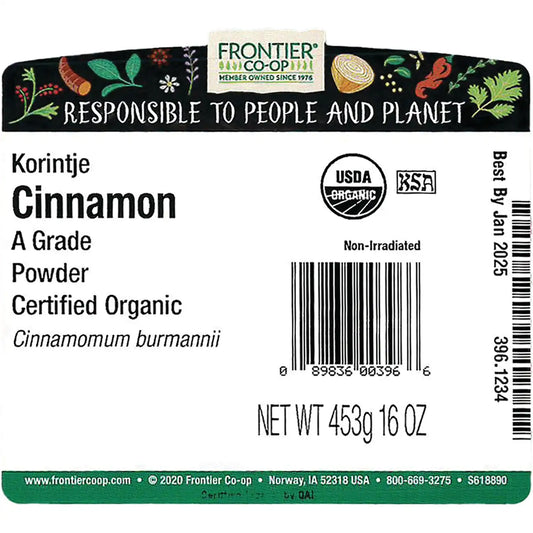 Organic Korintje Cinnamon A Grade Powder
