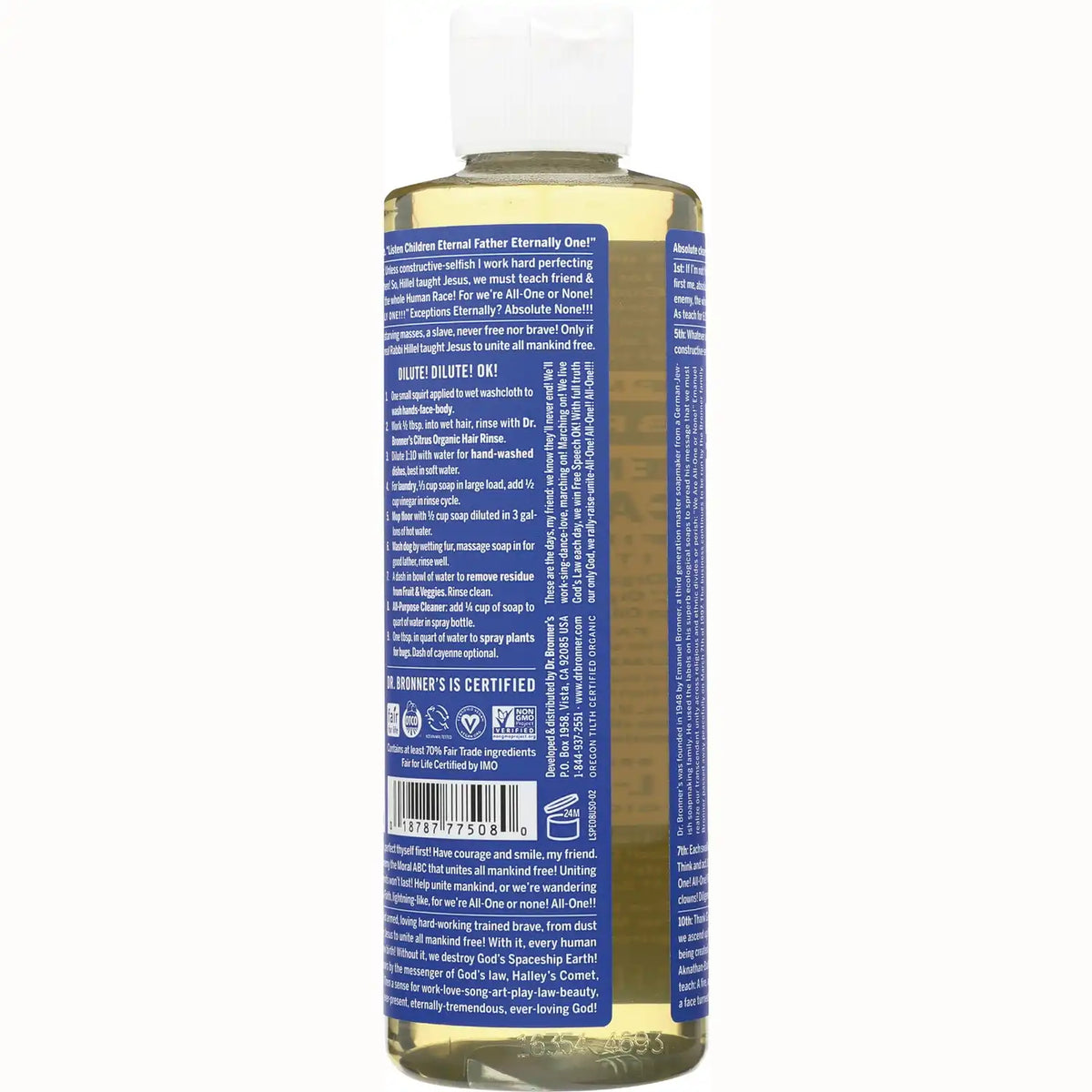 18-in-1 Pure-Castile Magic Soap - Peppermint