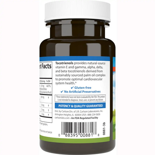 Tocotrienols with Vitamin E