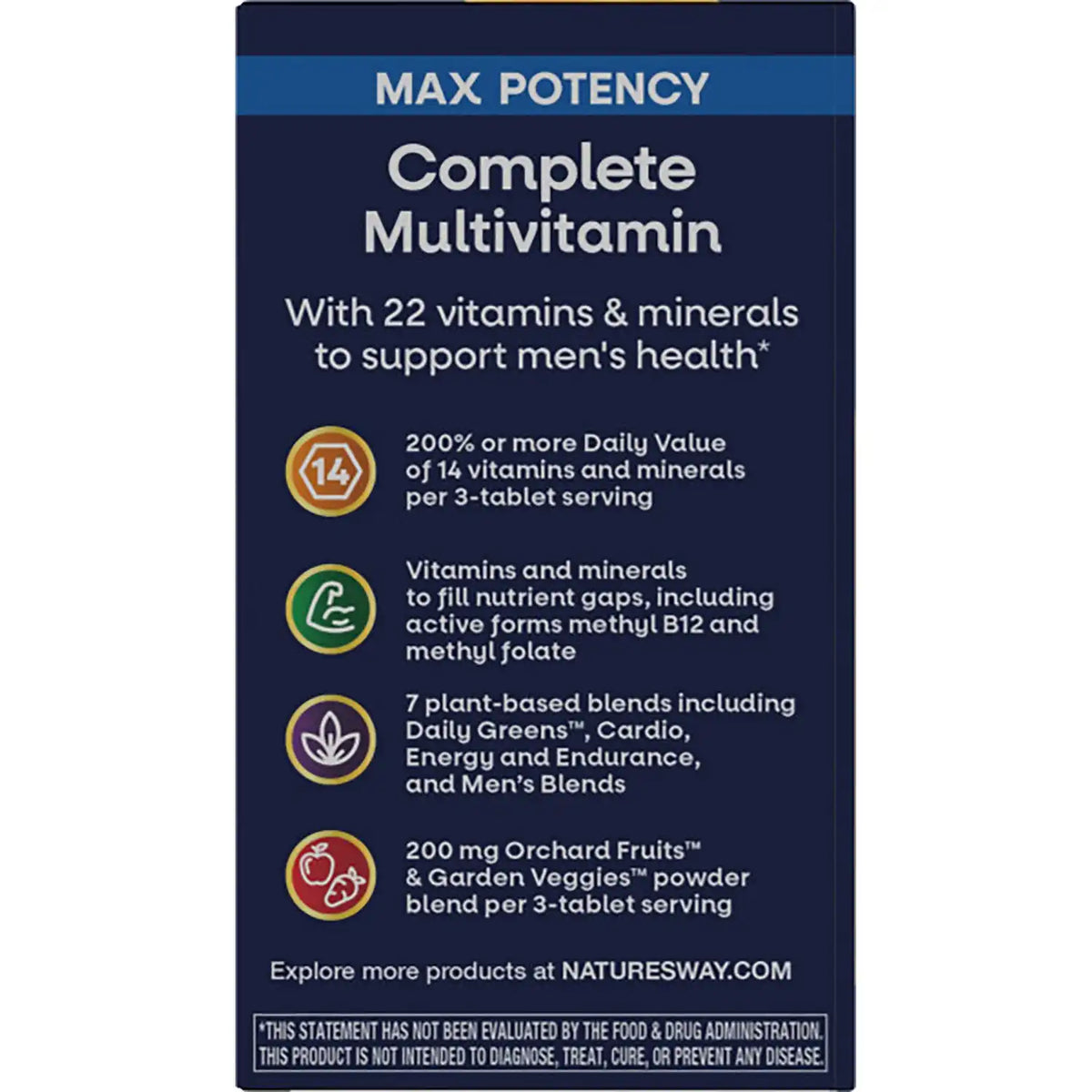 Alive! Max3 Potency Men's Complete Multivitamin