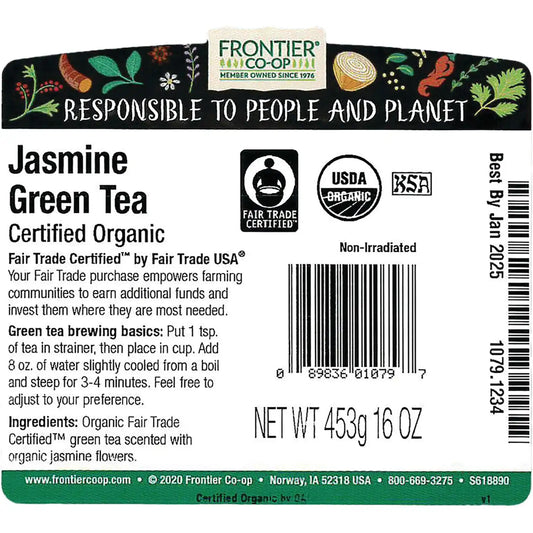 Organic Jasmine Green Tea