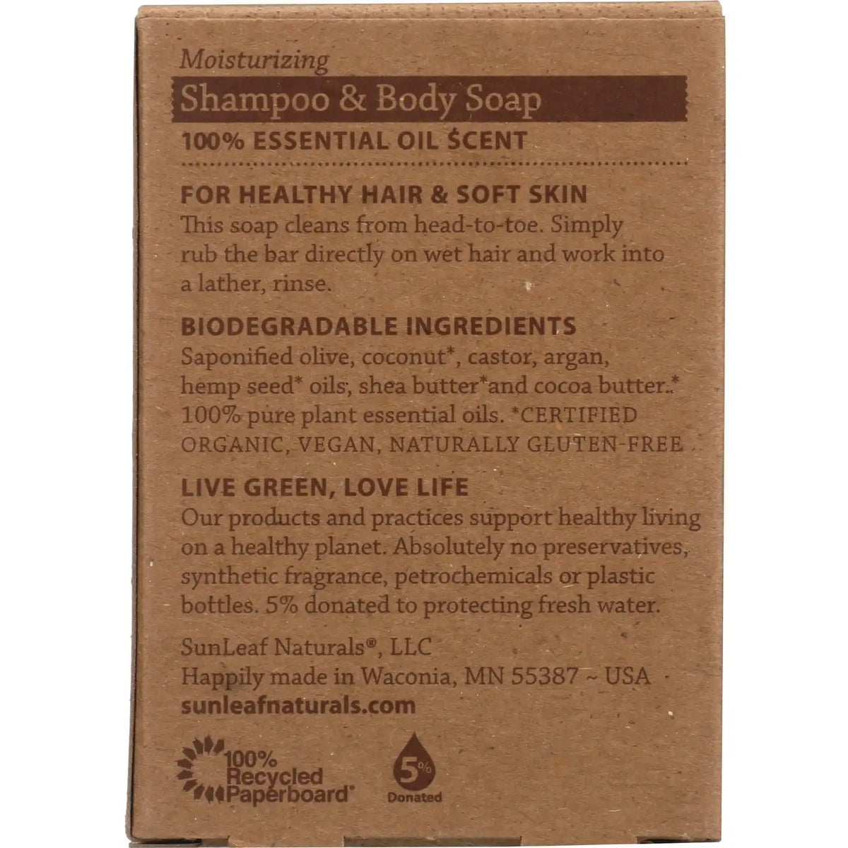 Moisturizing Shampoo and Body Soap - Cedar Mint
