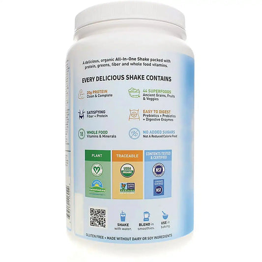 Raw Organic Meal Plant-Based - Vanilla