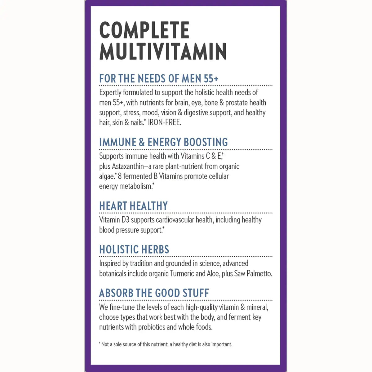 One Daily Every Man's Multivitamin 55+