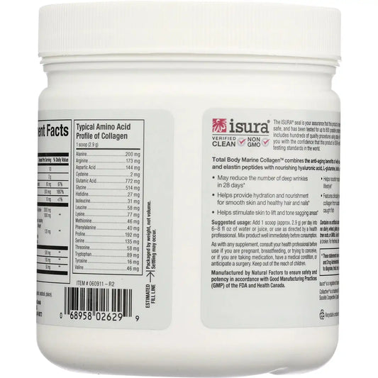 Total Body Marine Collagen Bioactive Peptides - Unflavored