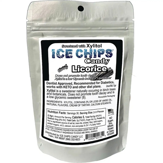 Ice Chips Candy - Classic Licorice