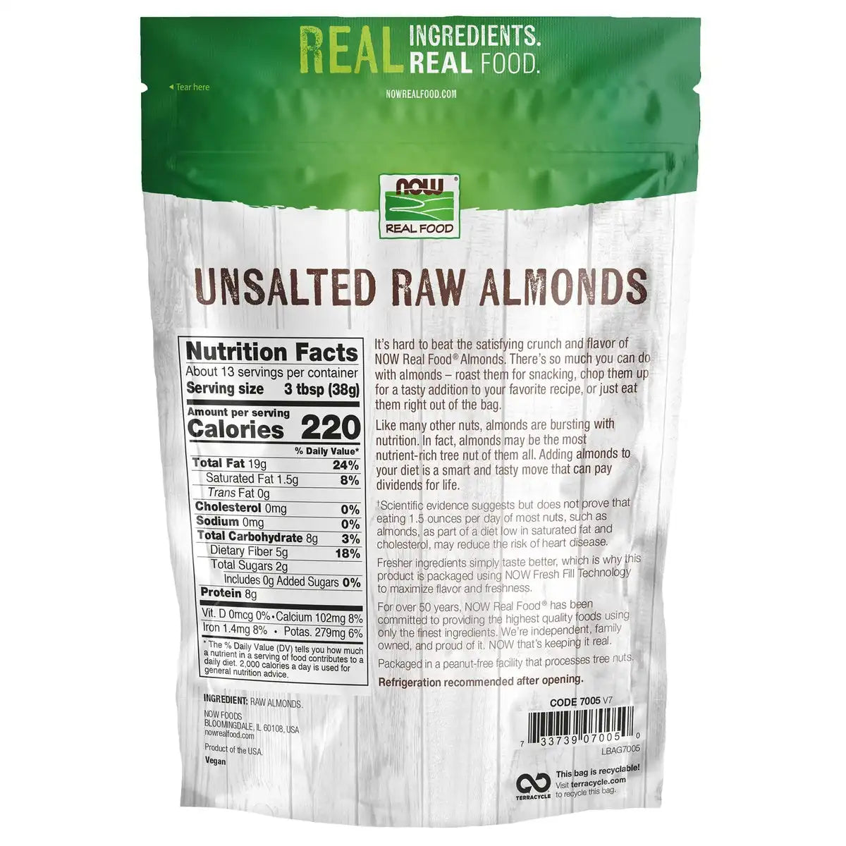 Raw Almonds - Unsalted