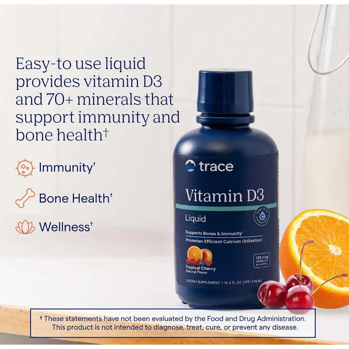 Liquid Vitamin D3 - Tropical Cherry