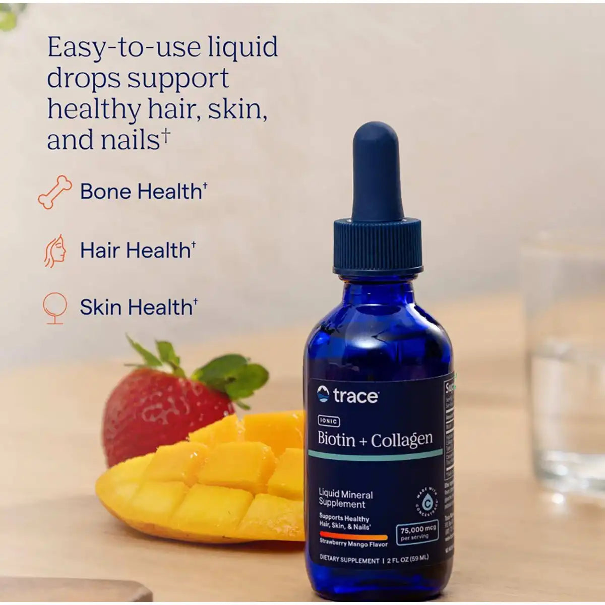 Ionic Biotin + Collagen - Strawberry Mango