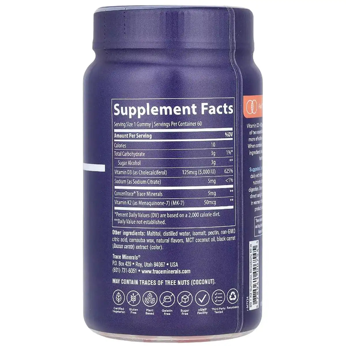 Vitamin D3 + K2 Gummies - Strawberry