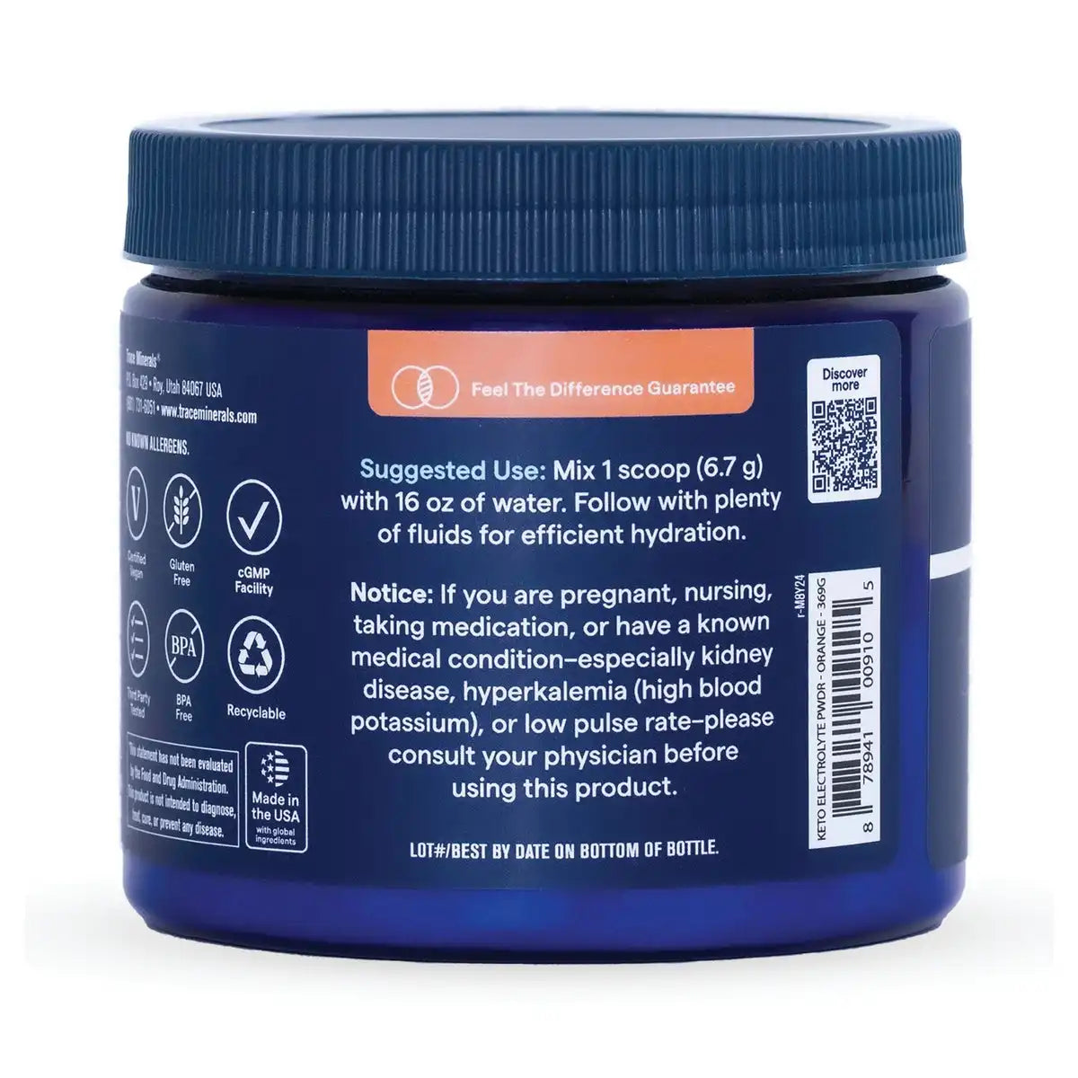 Keto Electrolyte Powder - Orange