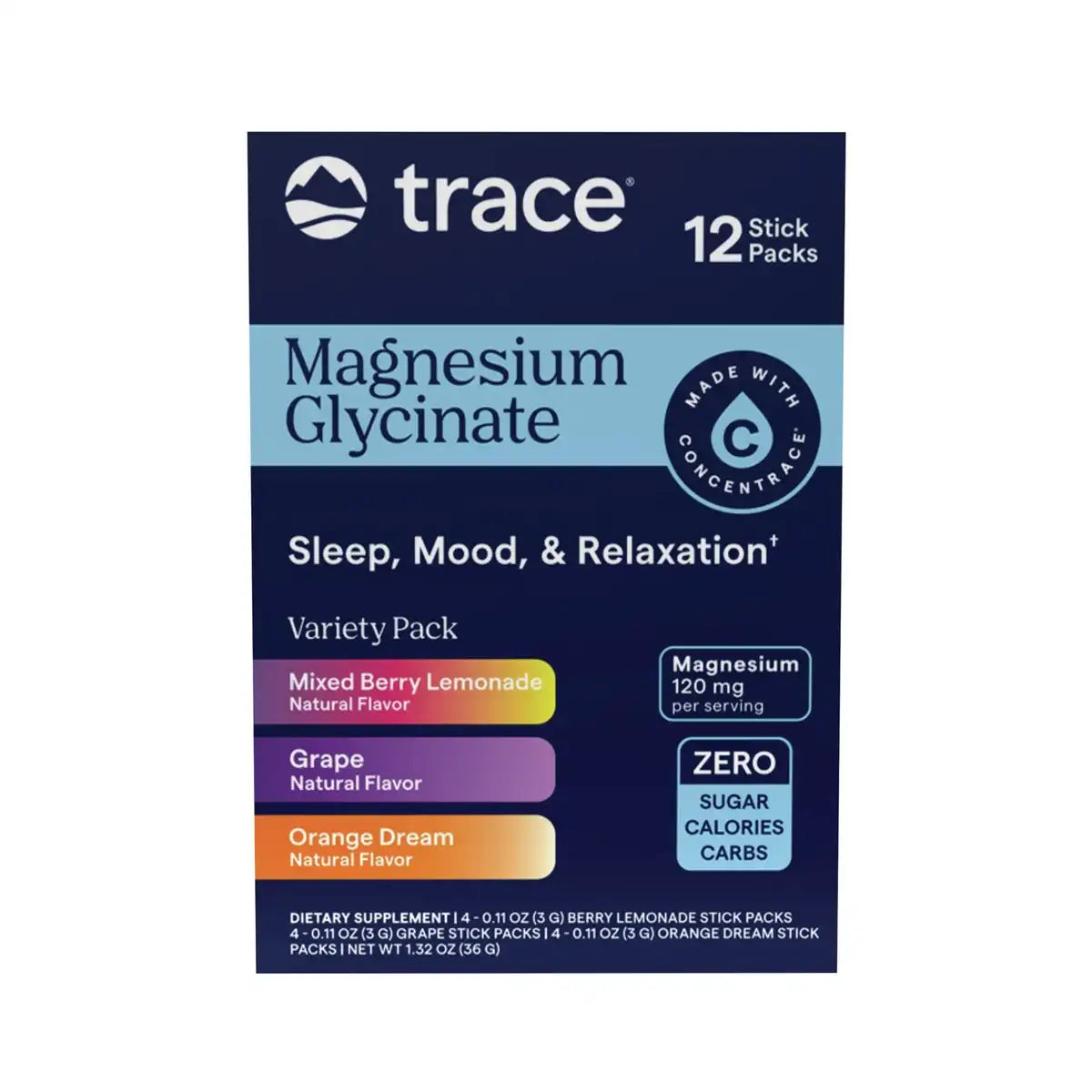 Magnesium Glycinate Stick Packs - Variety Pack