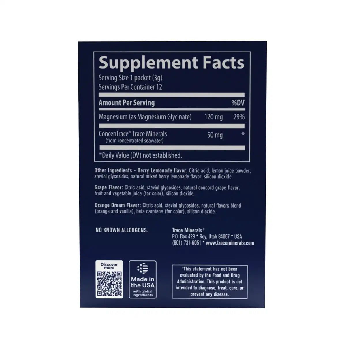 Magnesium Glycinate Stick Packs - Variety Pack