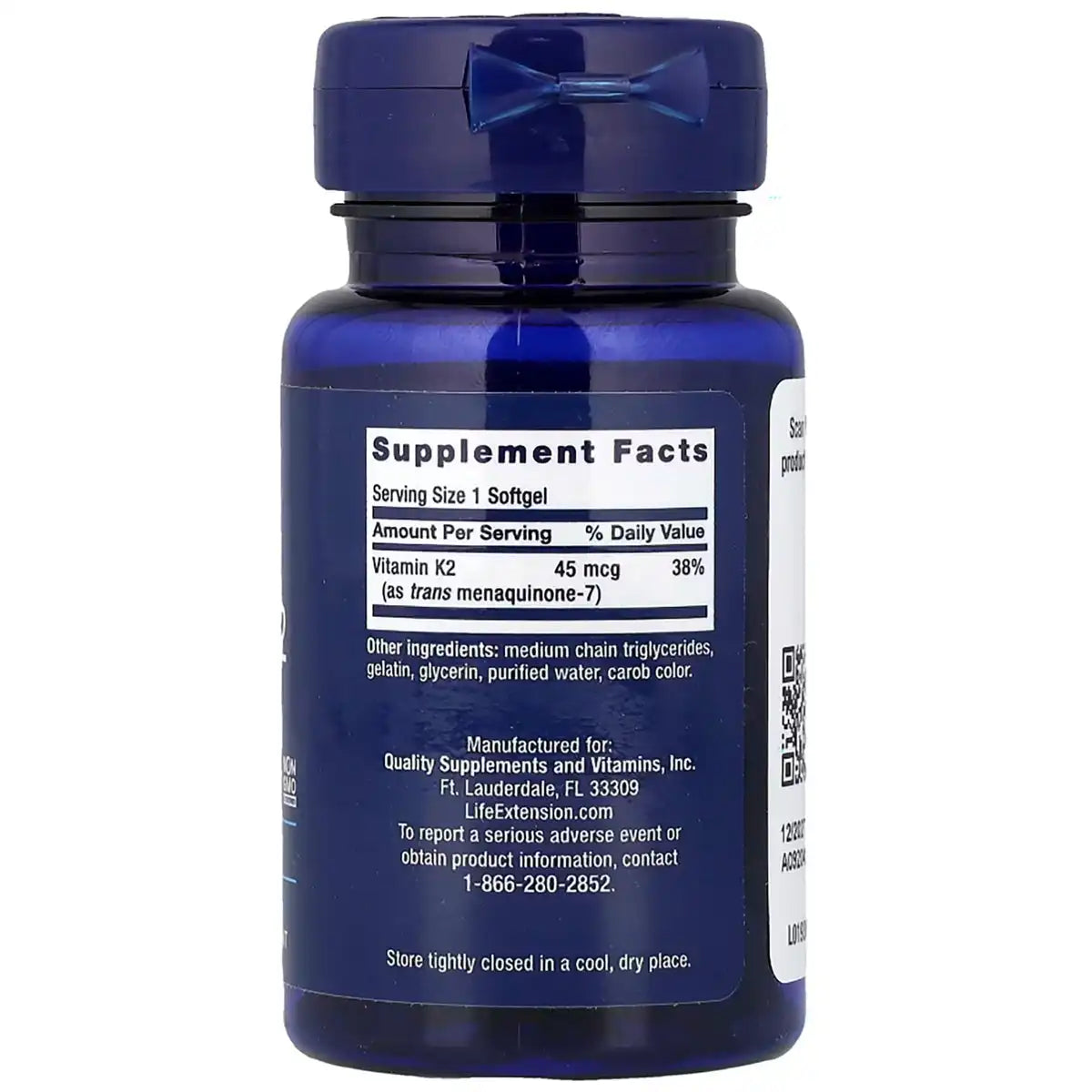 Low Dose Vitamin K2 (MK-7)