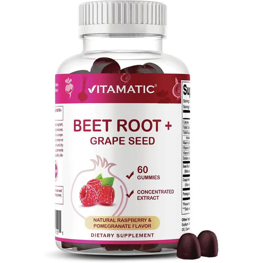 Beet Root + Grape Seed - Raspberry & Pomegranate
