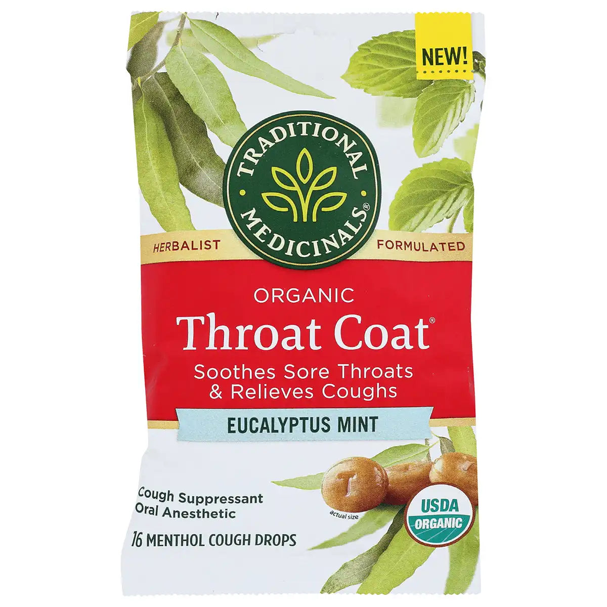 Organic Throat Coat - Eucalyptus Mint