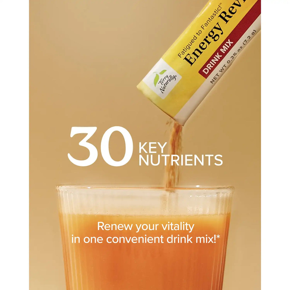 Terry Naturally Energy Revitalization Drink Mix - Berry Punch
