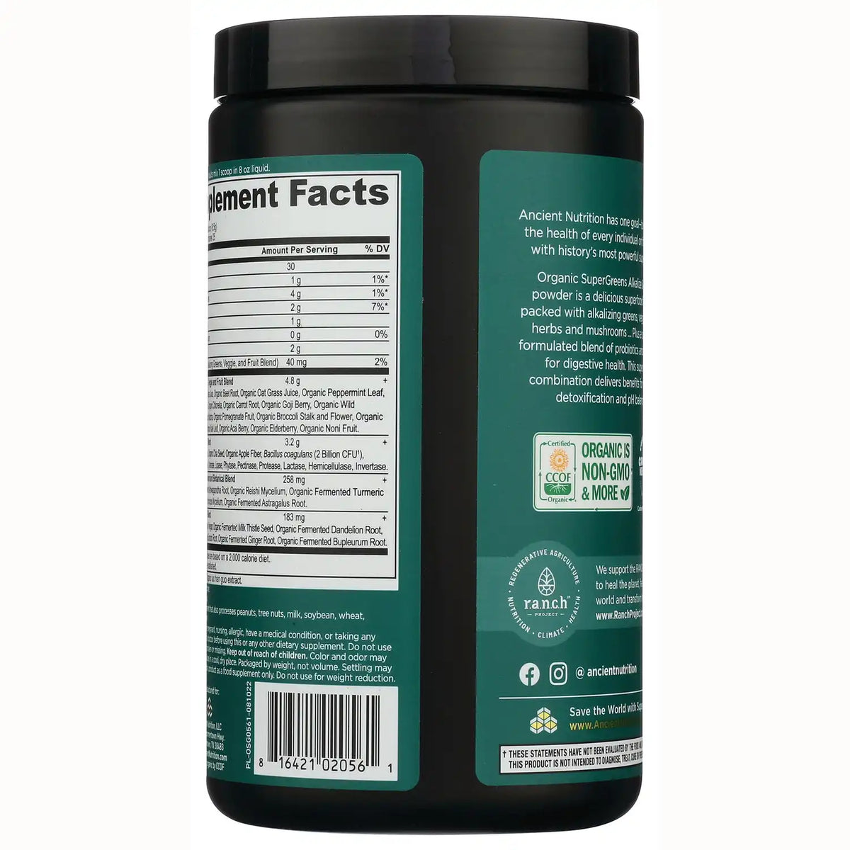 Organic Super Greens Alkalize & Detox