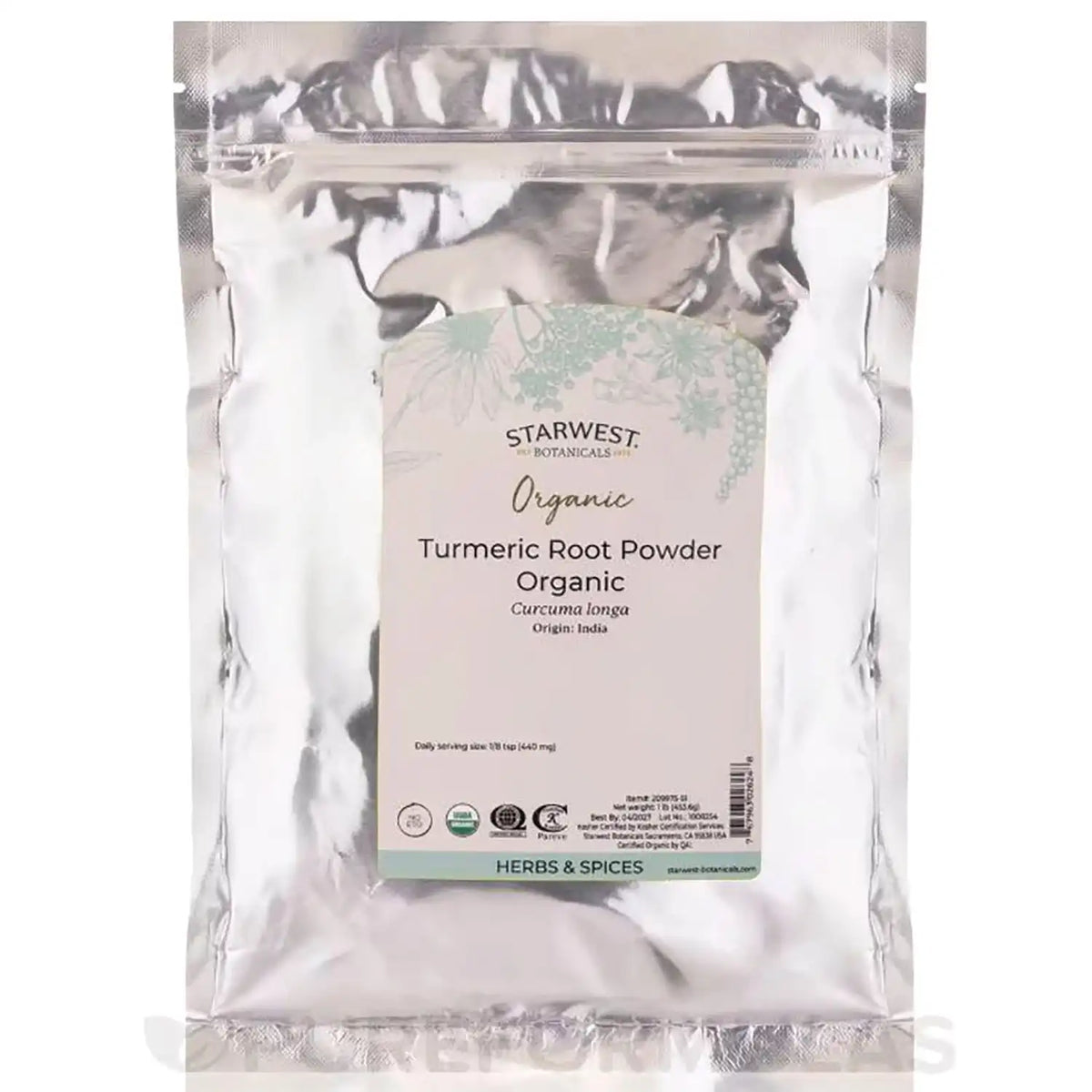 Turmeric Root Powder Organic