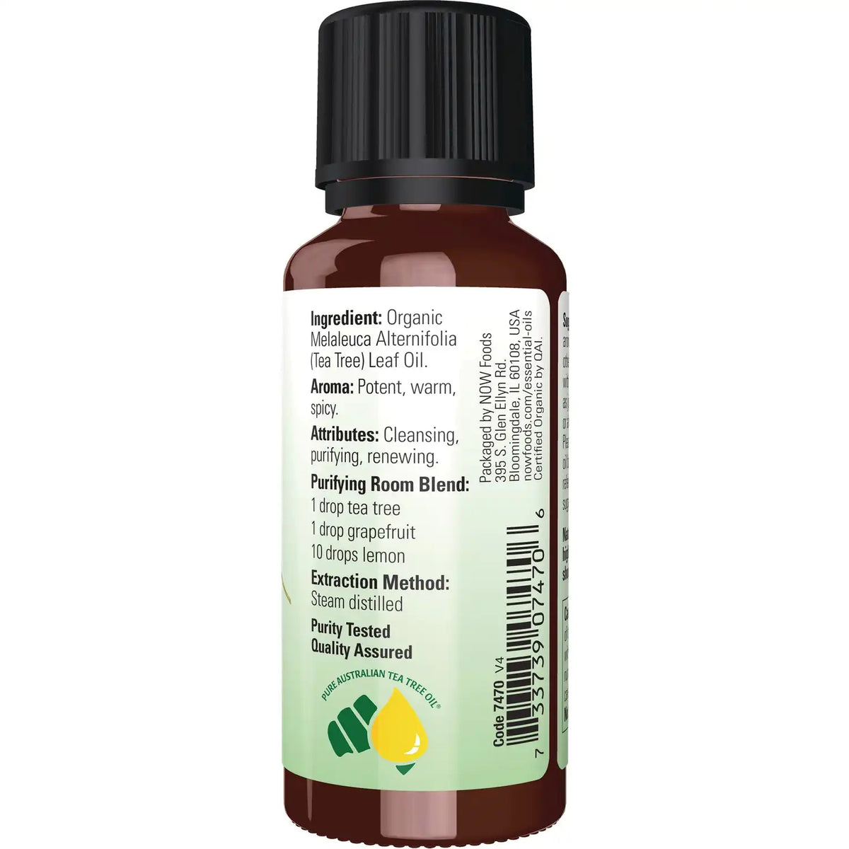 Certified Organic & Pure Tea Tree