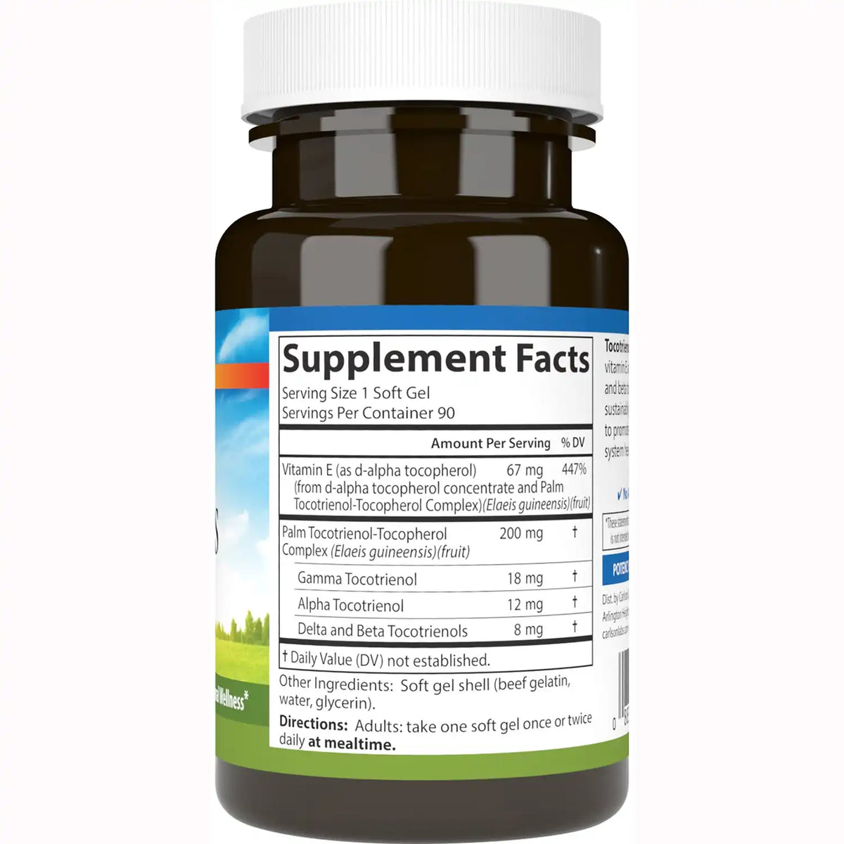 Tocotrienols with Vitamin E