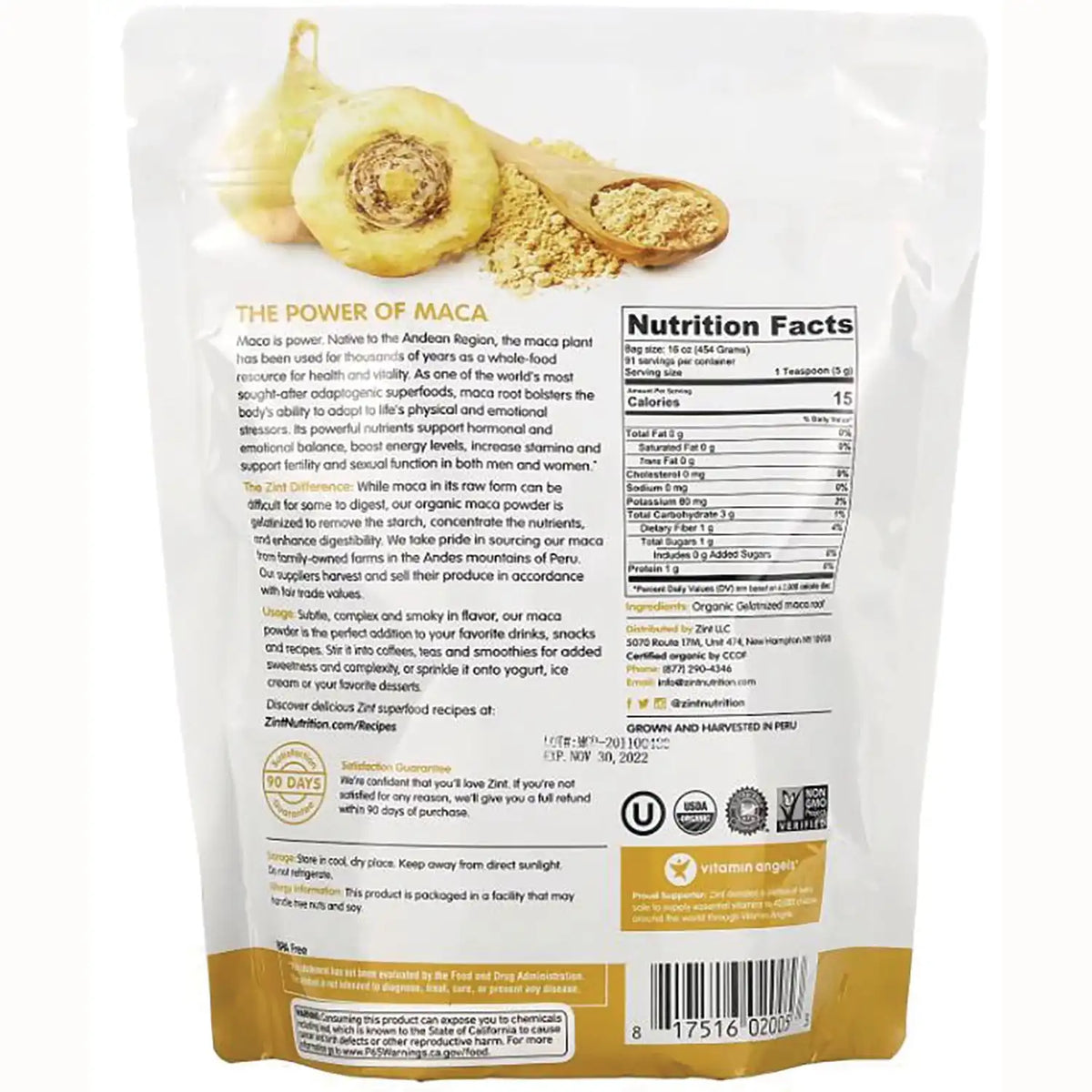 Organic Gelatinized Maca Powder