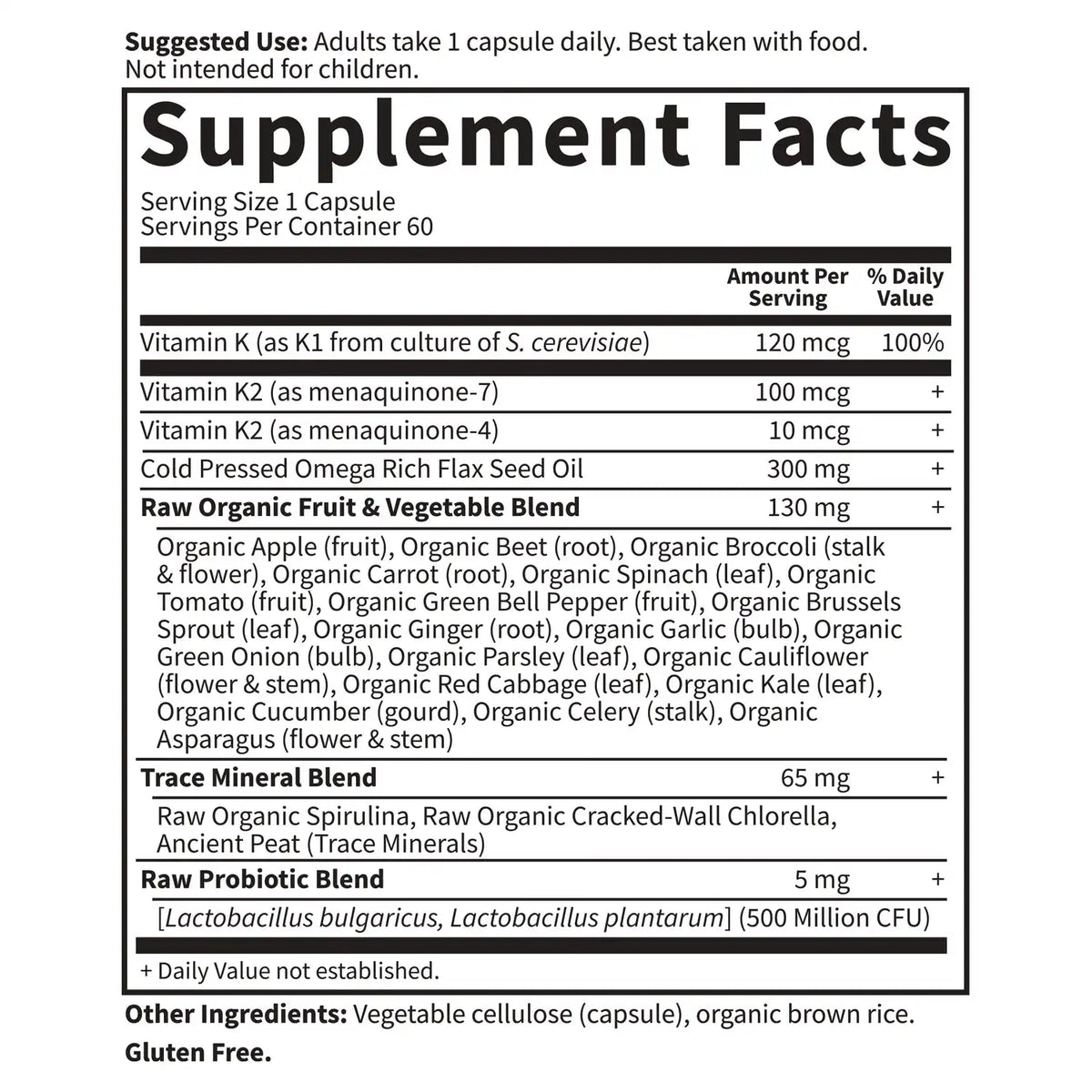 Vitamin Code Raw K-Complex