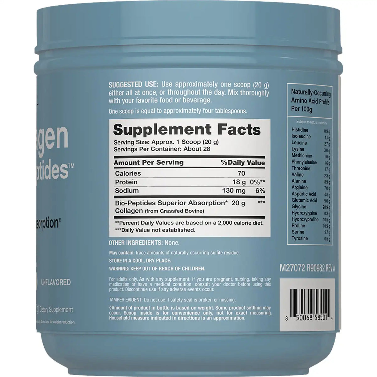 Collagen Bio-Peptides Protein - Unflavored