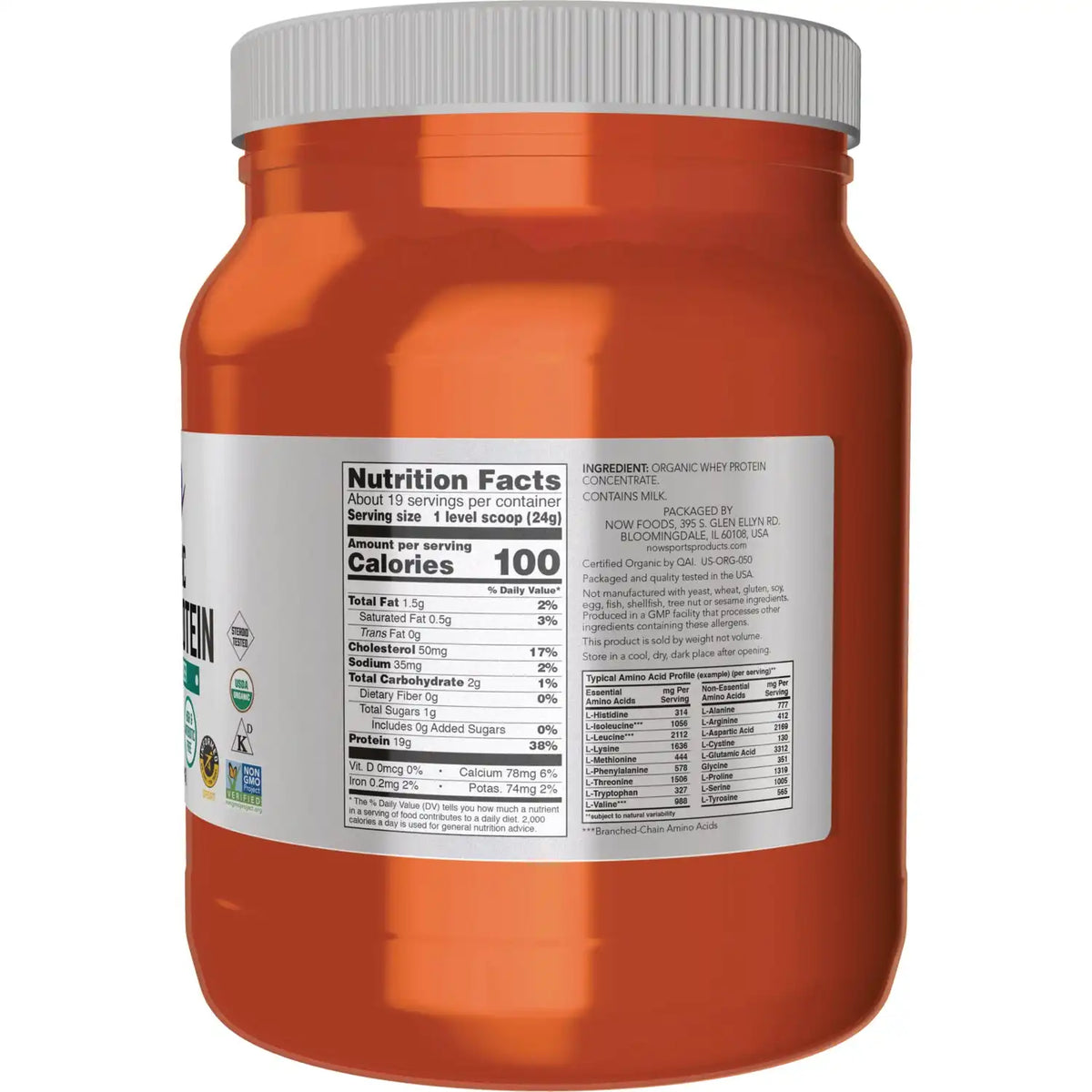 Organic Whey Protein - Unflavored