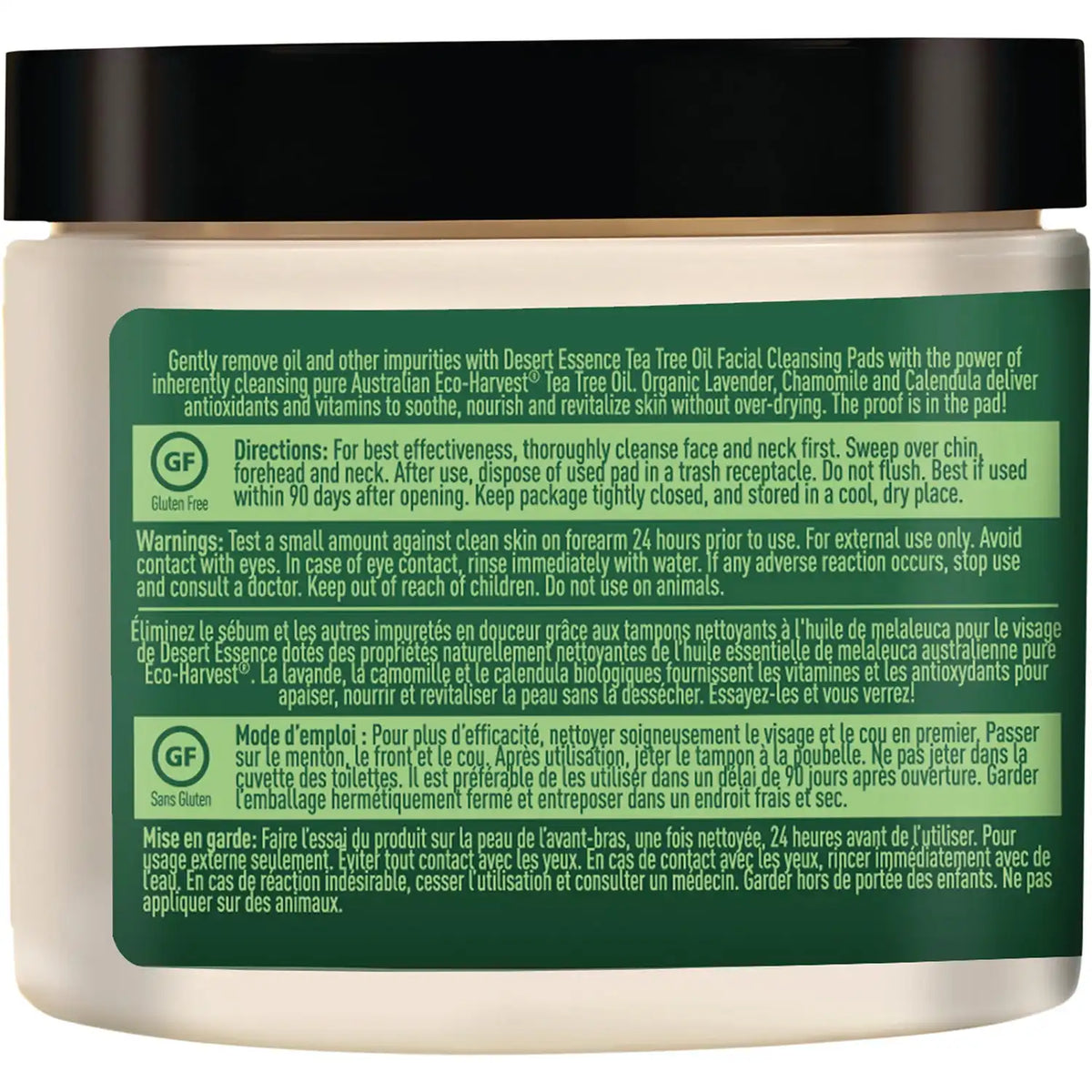 Tea Tree Oil Facial Cleansing Pads
