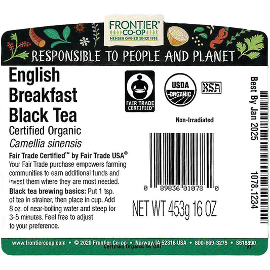 Organic English Breakfast Black Tea