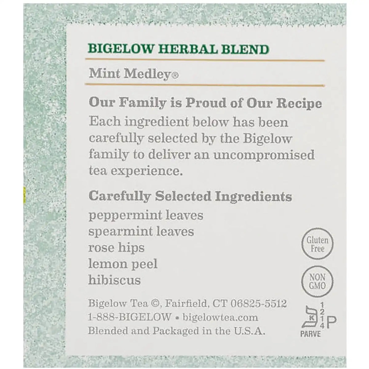 Mint Medley Herb Tea Spearmint & Peppermint